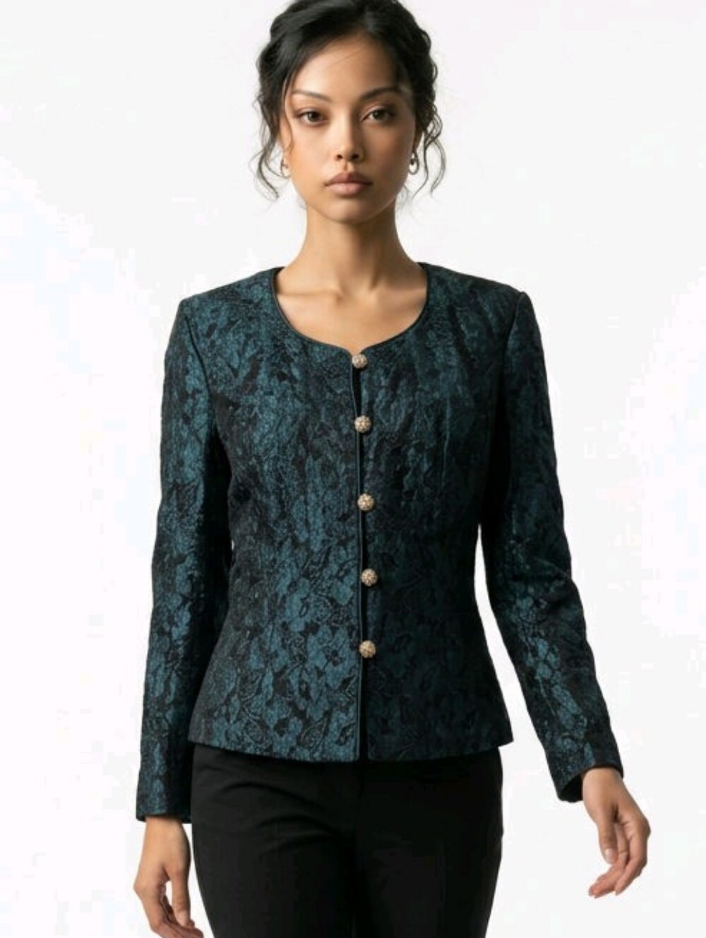 Dressy Teal Jacket 12